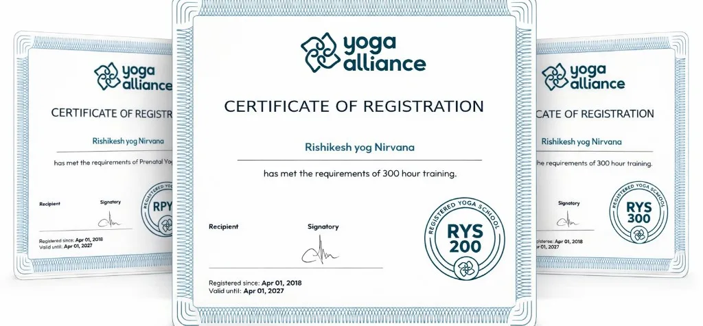 Rishikesh Yog Nirvana — Yoga Alliance certified school