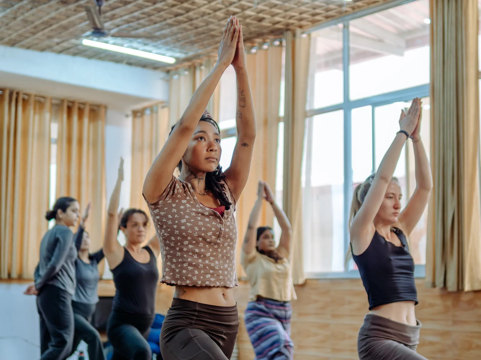 Meditation and mantra chanting session at Rishikesh Yog Nirvana
