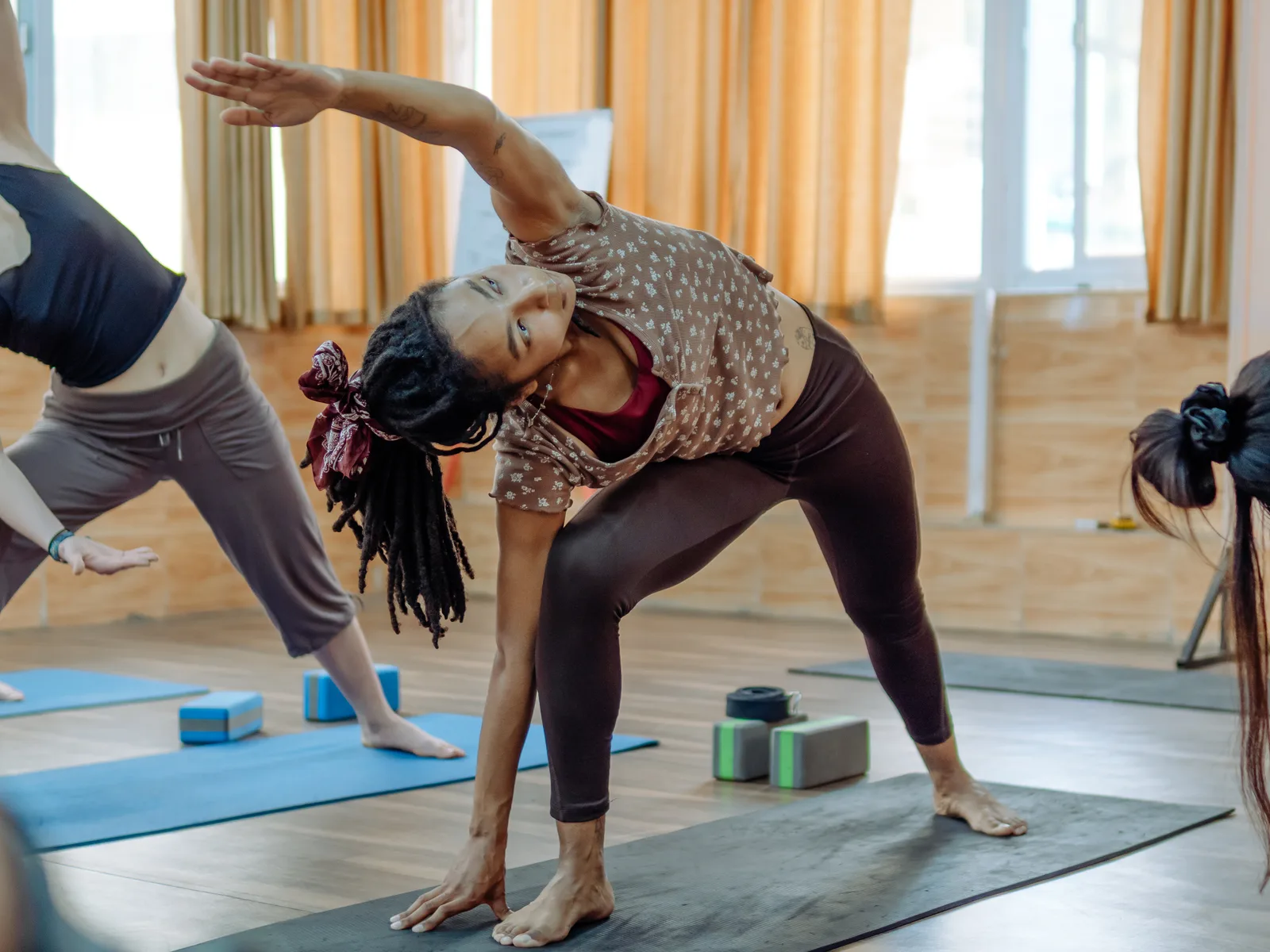 Aspiring yoga teachers at Rishikesh Yog Nirvana