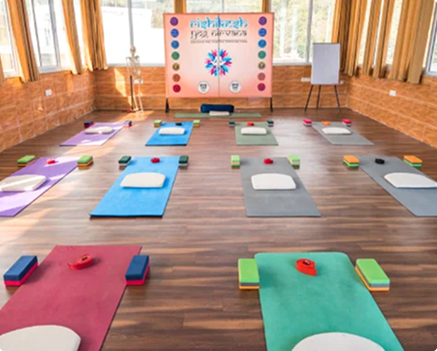 Accommodation at Rishikesh Yog Nirvana yoga ashram