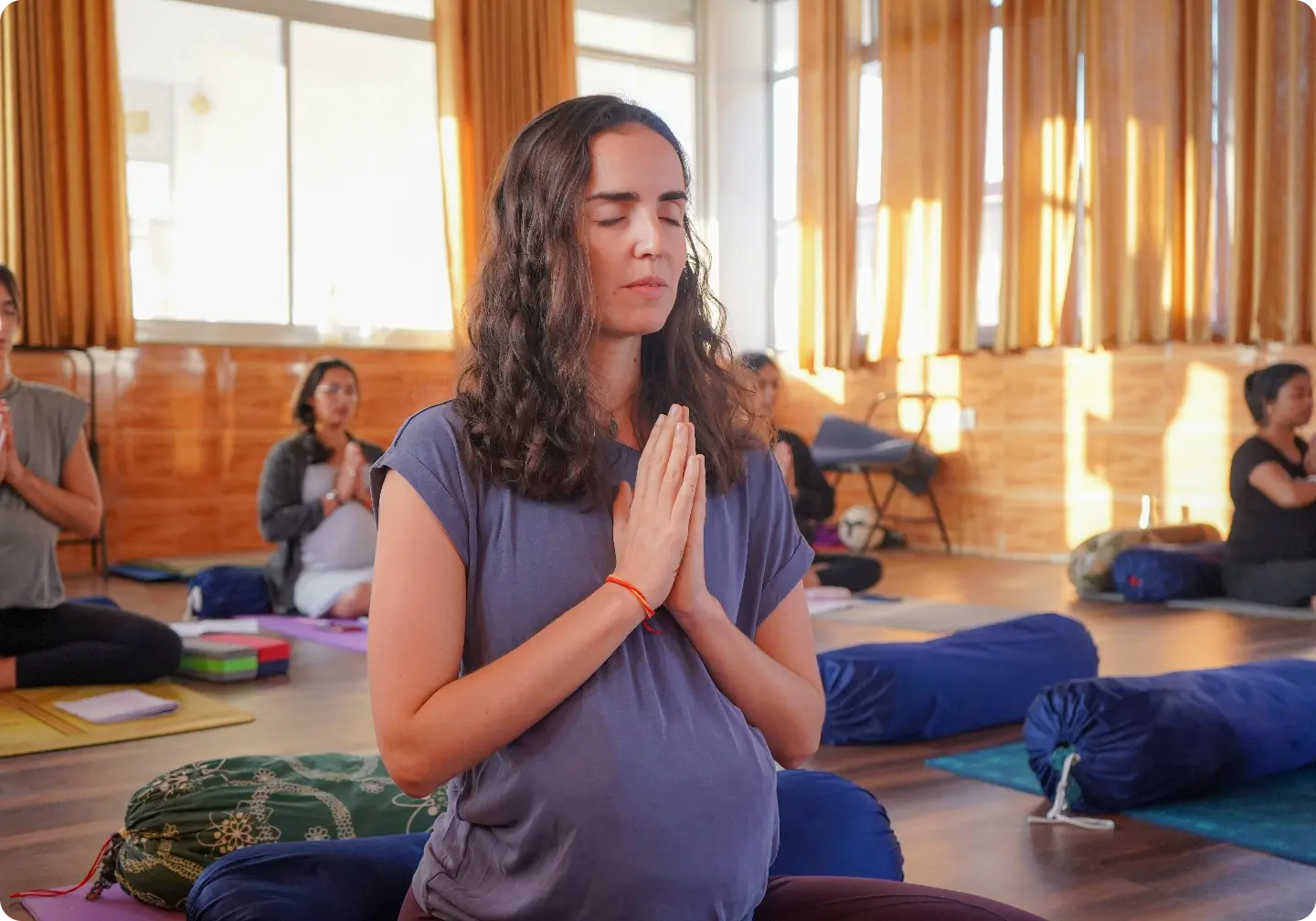 Prenatal yoga course in India at Rishikesh Yog Nirvana