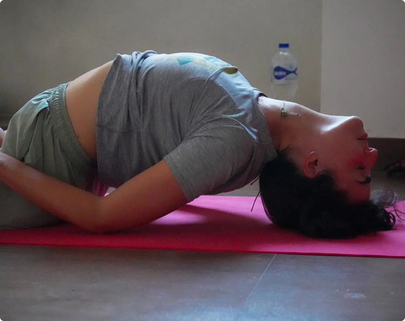 Deep stretch Yin yoga postures at Rishikesh Yog Nirvana