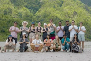 Group outing during yoga teacher training